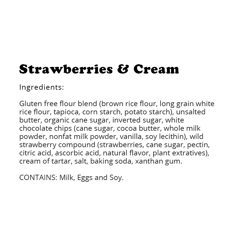 Gluten-Free Strawberries & Cream Bakery Tubs (6 Pack)