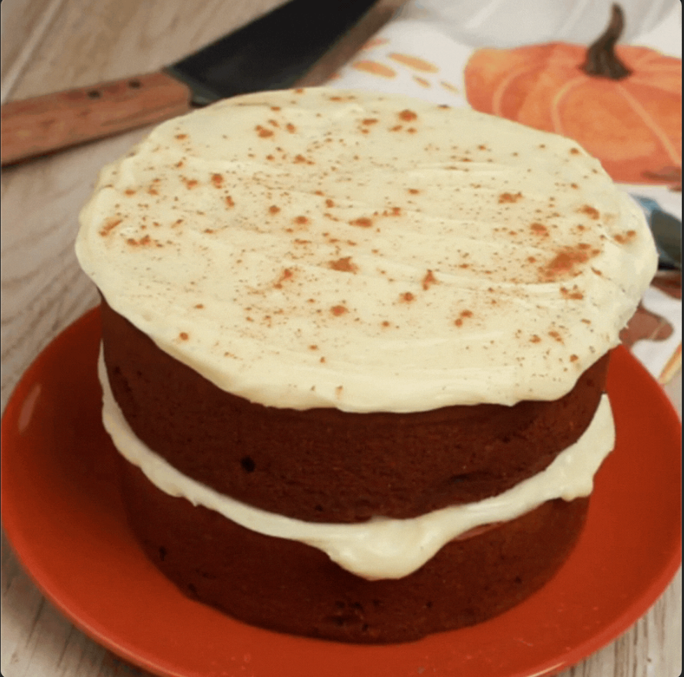 Chocolate Pumpkin Spice Cake