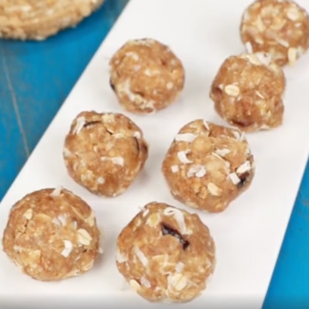 WOW Baking Company Gluten Free Coconut Granola Balls Snack Recipe