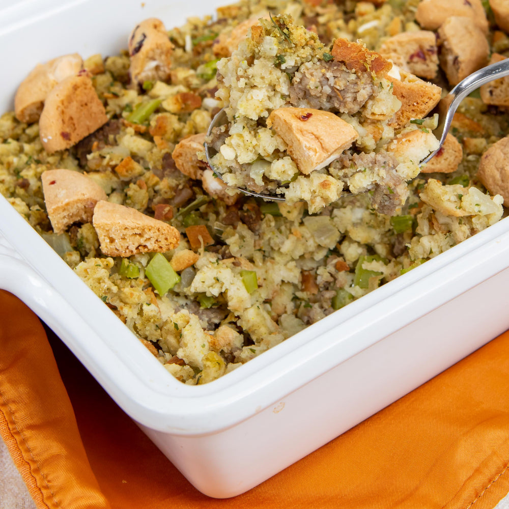 Sweet Cranberry Sausage Stuffing