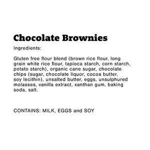 Gluten-Free Chocolate Brownie, Individually Wrapped, Bakery (12 Pack)