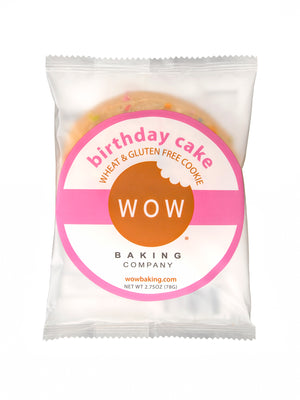 Gluten-Free Birthday Cake Cookie, Individually Wrapped, Bakery (12 Pack)