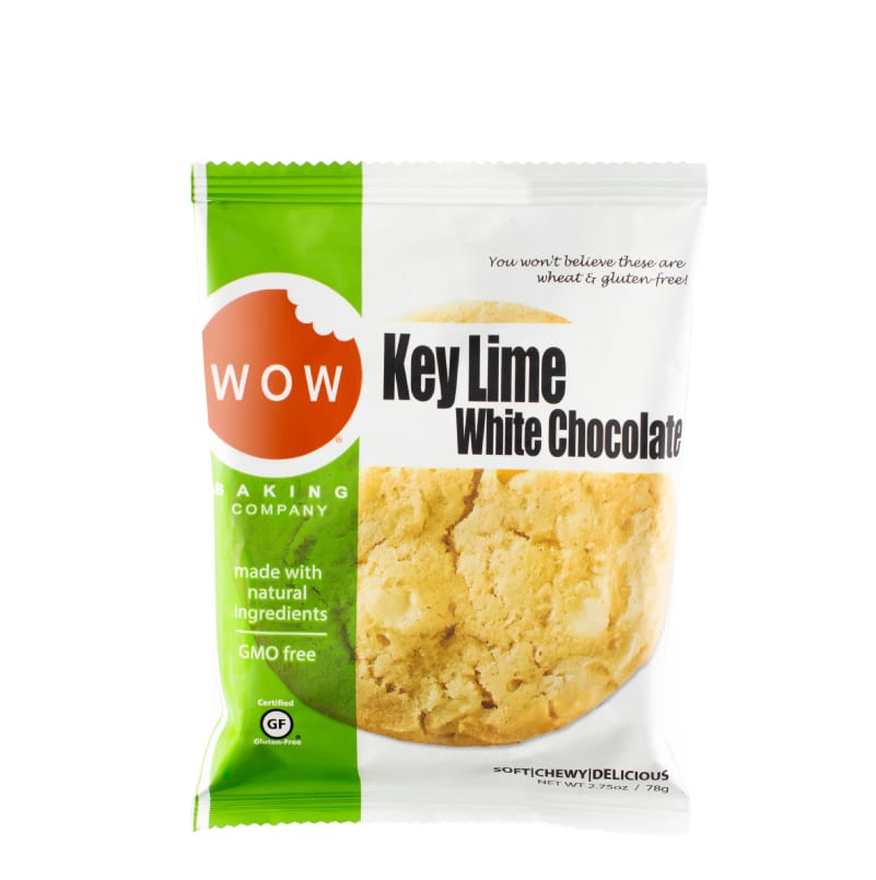 Gluten-Free Key Lime White Chocolate Cookie Individually Wrapped, Shelf Stable (12 Pack)