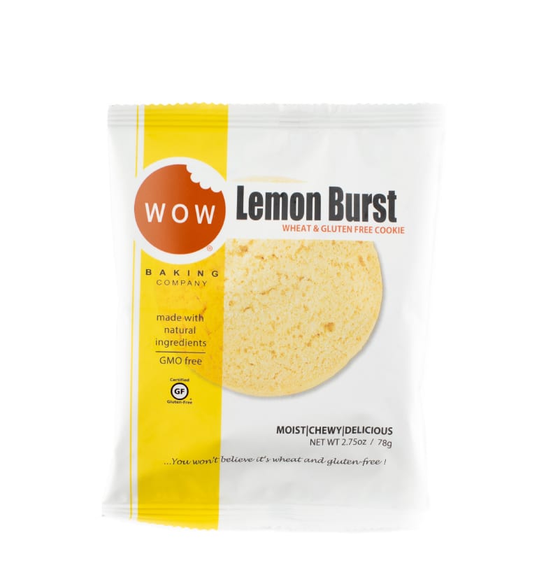 Gluten-Free Lemon Burst Cookie Individually Wrapped, Shelf Stable (12 Pack)