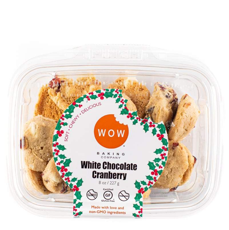 Gluten-Free White Chocolate Cranberry Cookies Bakery Tubs (6 Pack)